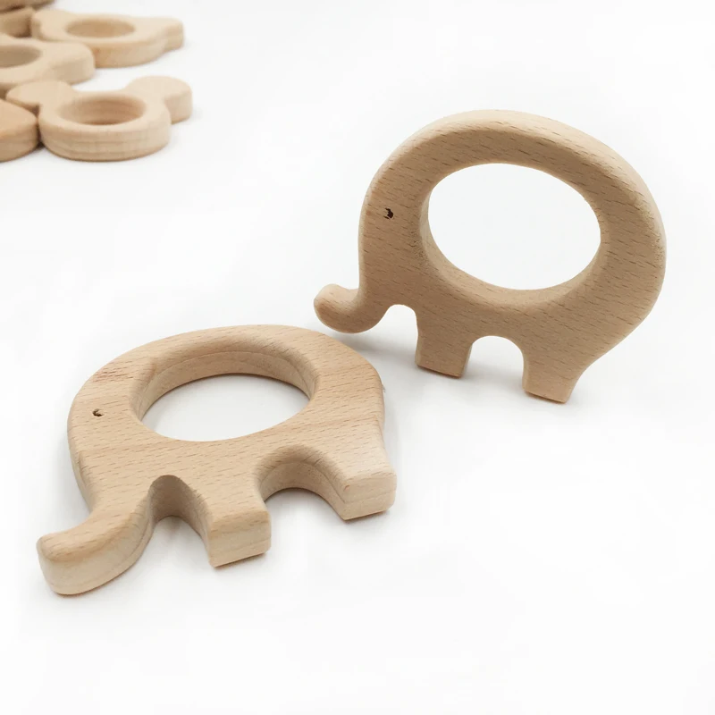 Деревянная бусина Экологически чистая детская игрушка органический держатель