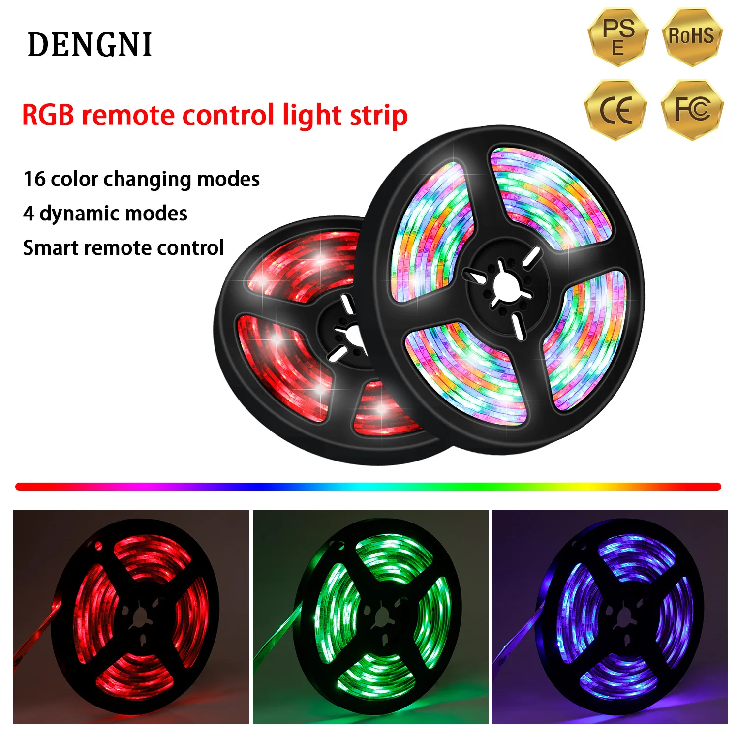 

LED Lights StripS USB Infrared Control RGB SMD2835 DC5V 1M 2M 3M 4M 5M Flexible Lamp Tape Diode TV Background Lighting luces LED