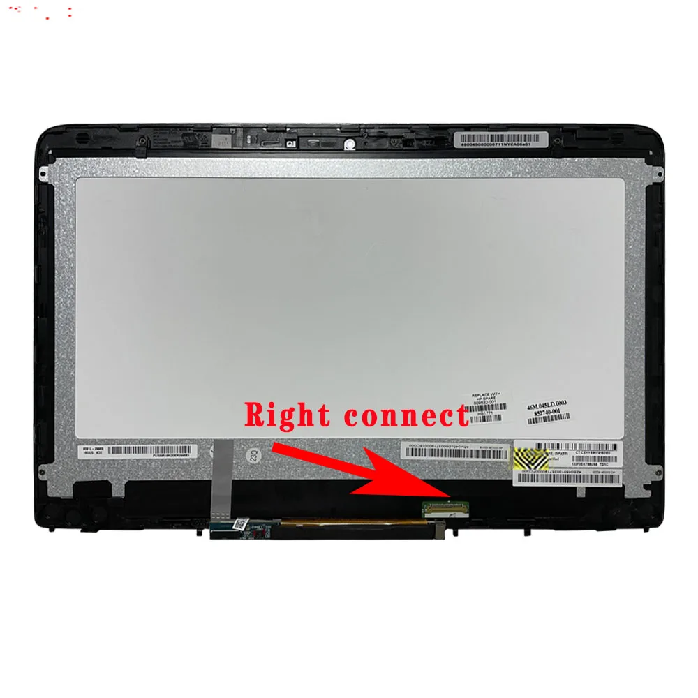 Preise 13.3 ''LCD Touch Screen Digitizer Montage LP133WH2-SPB3 Für HP Pavilion X360 13-S Serie 13-S1000 13-S150SA S128N Rechts Verbinden