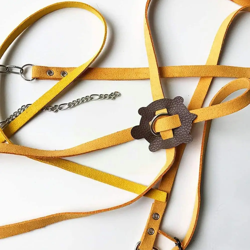 

Pet Training Leash Gerbil Cage Cotton Rope Harness Hamster Pet Rope Collar Traction Small Supplies Lizard Z0u2