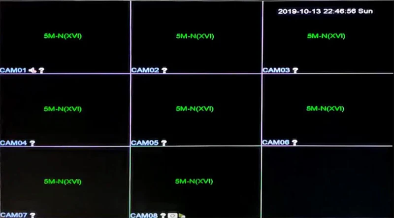 5mp CCTV камера синяя панель XMeye Hi3520D 8 канальный 8CH 5MN H265+ Гибридный коаксиальный wifi 6 в 1 XVI CVI TVI NVR AHD DVR