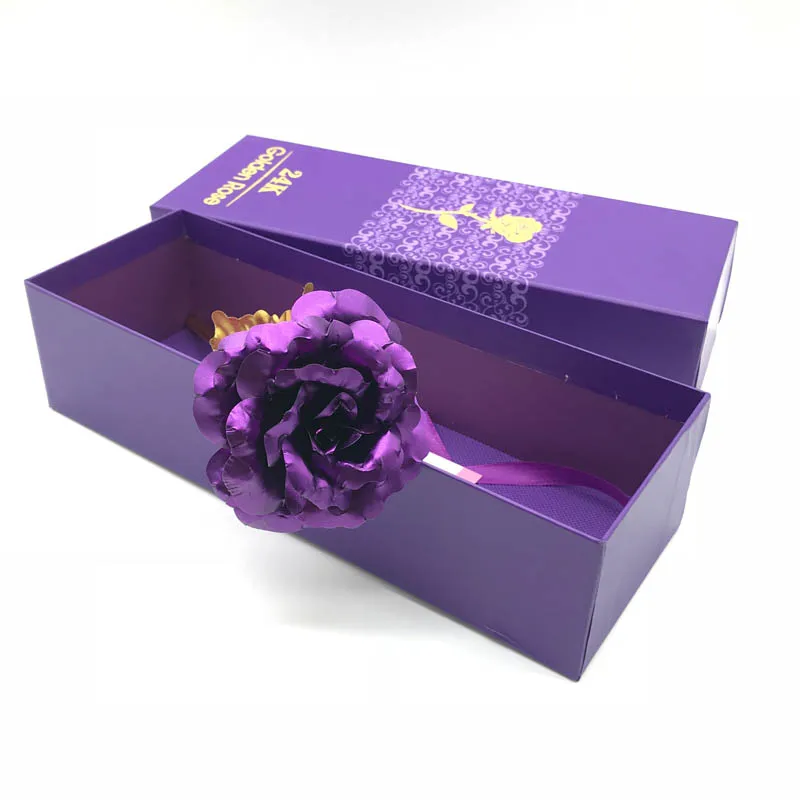 

Beautiful 24k Gold Plated Golden Rose Flowers Anniversary Mothers Day Girlfriend Gifts Artificial Flowers