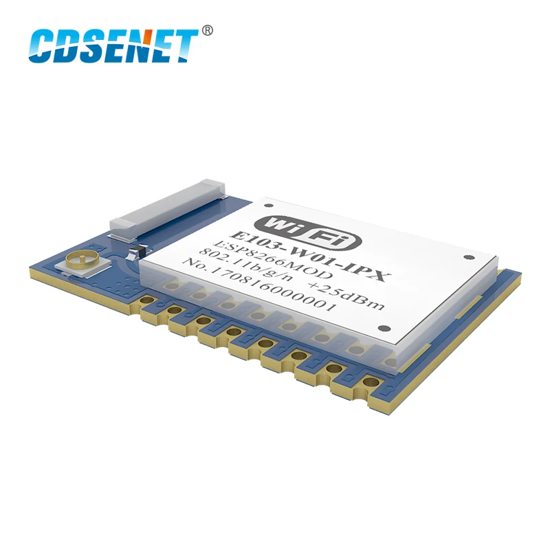 Wi-Fi модуль ESP8266 2,4 ГГц 100 мВт трансивер E103-W01-IPX ESP8266EX 100m IPX передатчик интерфейса и приемник