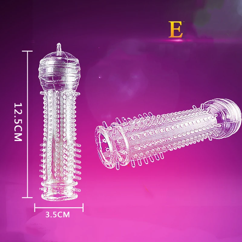 5 Pcs Sex Toys Condom Tools For Men Nozzle On Penis Dick Lengthen Delay Products Adult Sleeve Finger Cock Ring | Красота и здоровье