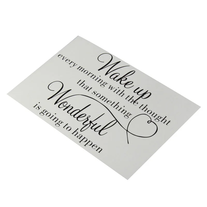 Наклейки на стену в спальню с буквами и цитатами съемная наклейка для комнаты