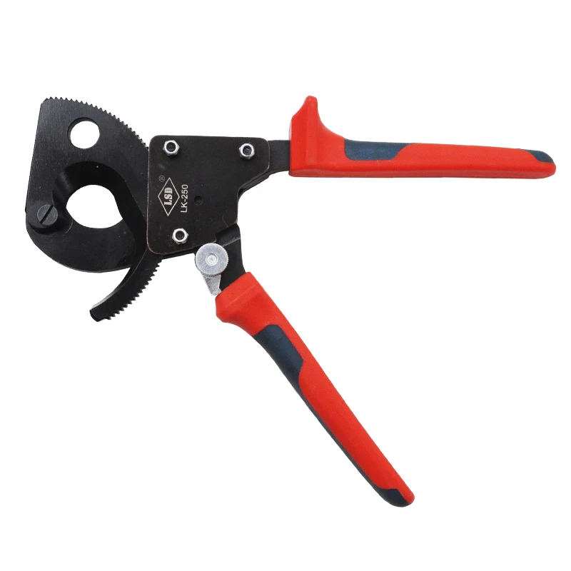 Резак для кабелей с храповым механизмом резки медно алюминиевых одножильный