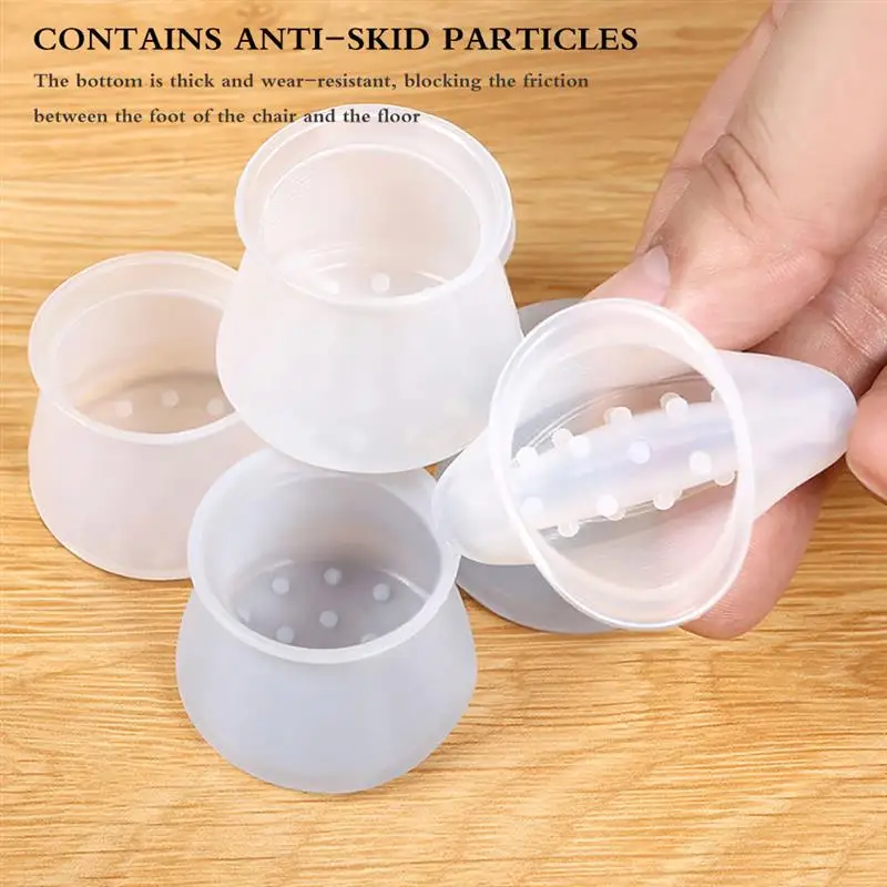 36 шт./набор для ножек стула крышка мягкая силиконовая круглая ножка шапки