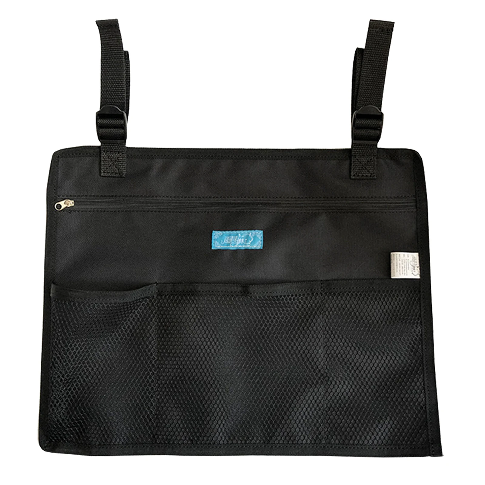 

Black Armrest Accessories Wheelchair , Side Bags to on Walker Cart