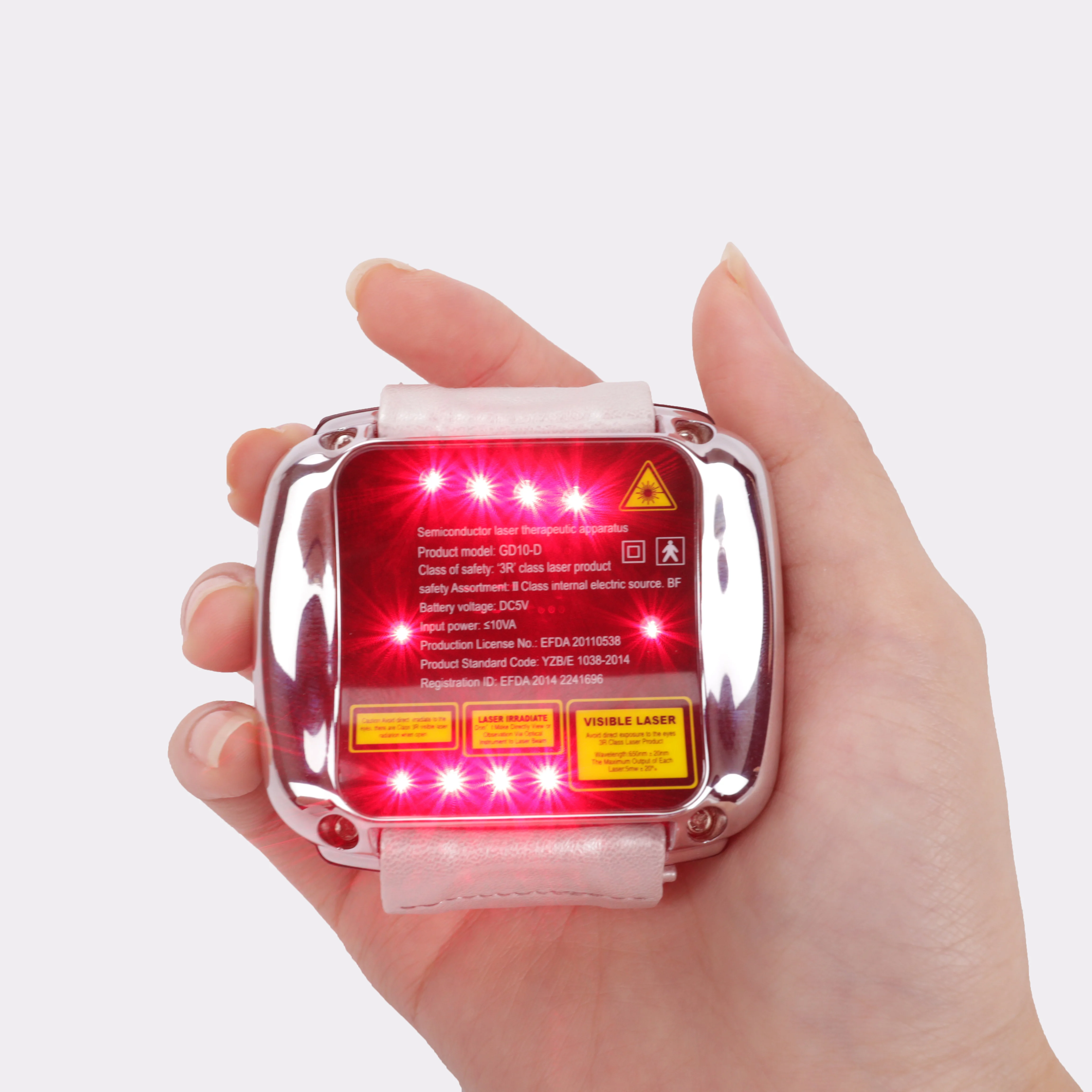 

Red Light Therapy Intensity Laser Wrist Watch 650nm Diabetes Treatment Instrument Medical Instrument