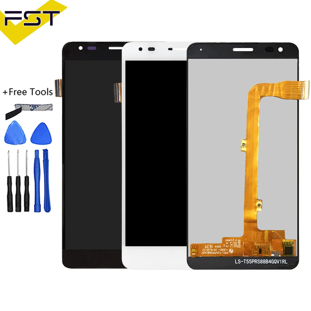 Черный/белый для Wileyfox Spark X полный ЖК-дисплей Панель экрана кодирующий преобразователь сенсорного экрана в сборе для Wileyfox Spark X lcd+ Инструменты