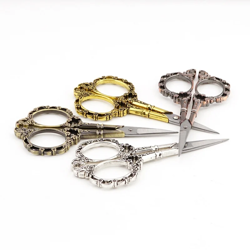 Домашние изысканные Ретро Швейные ножницы из нержавеющей стали европейские