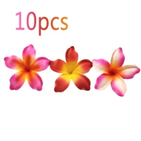 10pcsset flowers wedding hawaii party summer party diy decorations artificial flowers hula girls favor hair decoration flower
