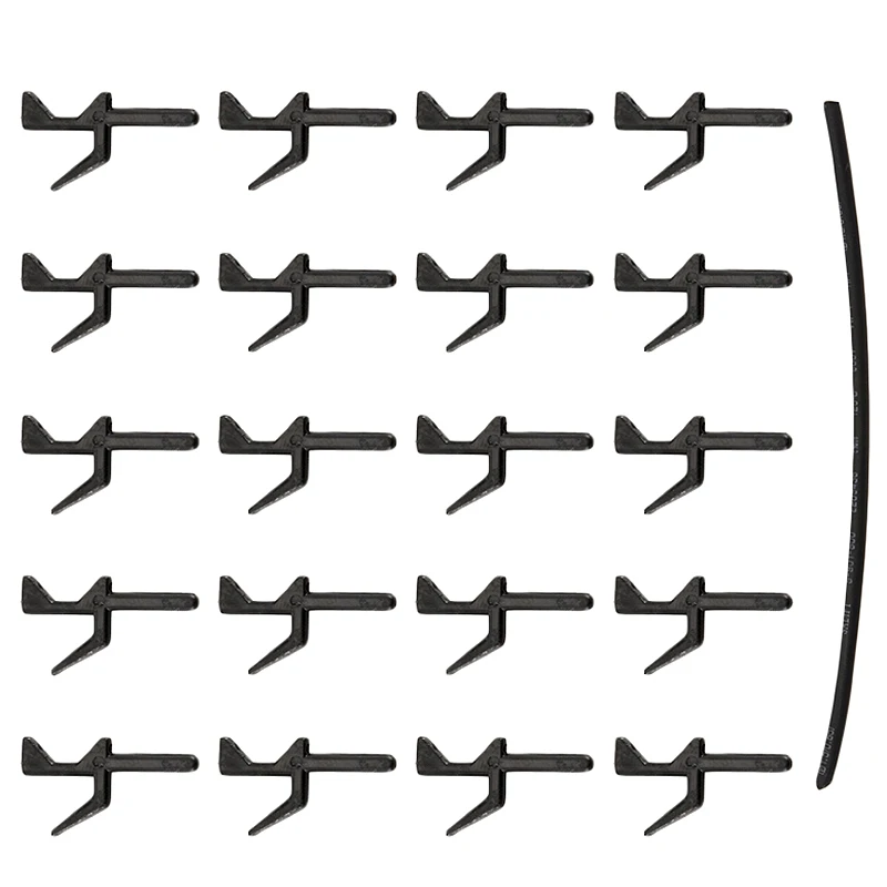 

20 шт. релейные зажимы с одной мягкой трубкой-зажимы для морской рыбалки