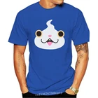 Новинка 2021, футболка с лицом аниме Yo Kai Yokai Watch Jibanyan, красная, 100 аутентичная