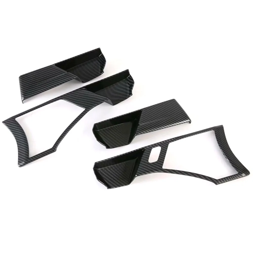 Карбоновая рамка для внутренней дверной ручки автомобиля защитный чехол отделка