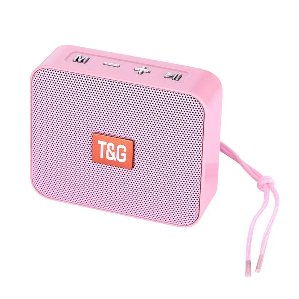 Pink TG166 музыкальный BRIC Bluetooth динамик сабвуфер открытый портативный мини-динамик может быть громкой связи - Цвет: Pink