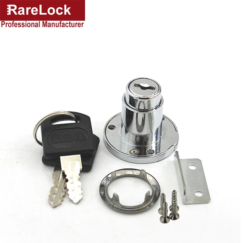 Круглый замок для ящиков деревянный кухонный шкаф с нажимным замком никелевый