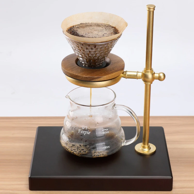 

Coffee Filter Holder Base Adjustable Coffee Filter Brewing Stand Coffee Dripper Stand Holder Rack Cafe Accessory Dripper Rack