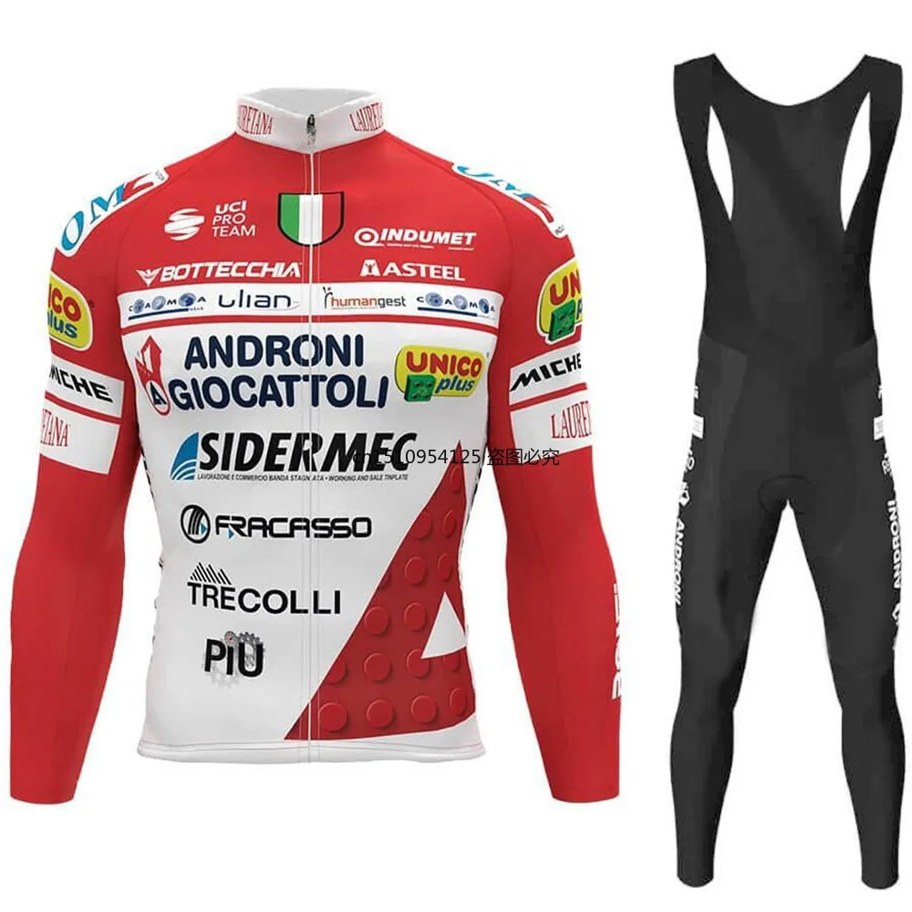 

Spring Autumn Androni cycling Cycling Jersey Set Long Sleeve 2020 Italy Tour Cycling Clothing Men Road Bike Suit MTB Pants Wear