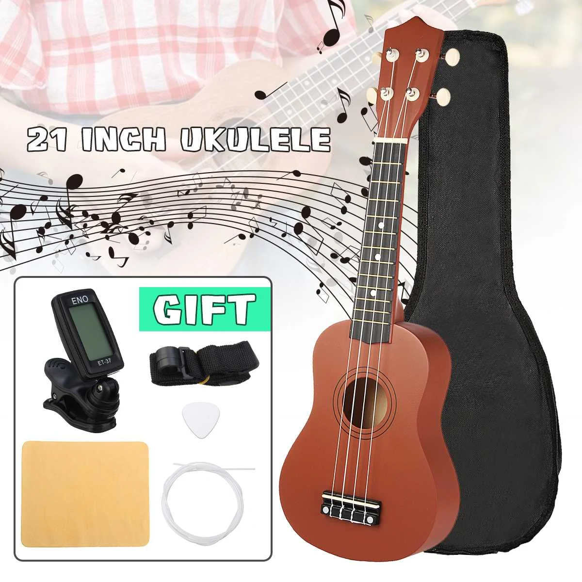 21 zoll mini ukulele 4 saiten ukulele bunte mini gitarre musical pädagogisches instrument spielzeug für kinder kinder geschenk anfänger