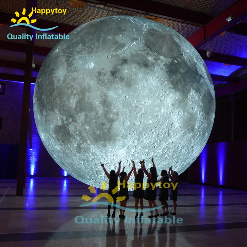 2019 используется Коммерческая декорация надувной Луна светодиодный