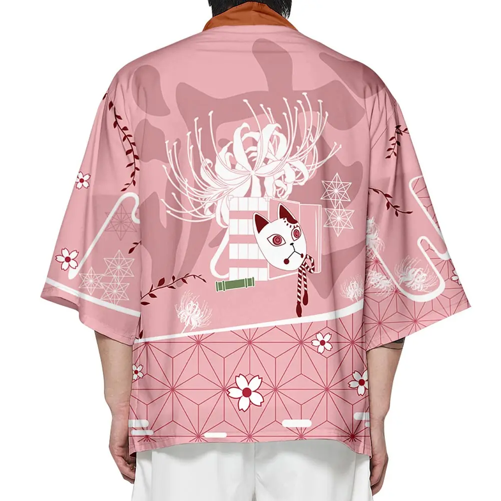 Костюм-кимоно для косплея из аниме рассекающий демонов | Тематическая одежда и