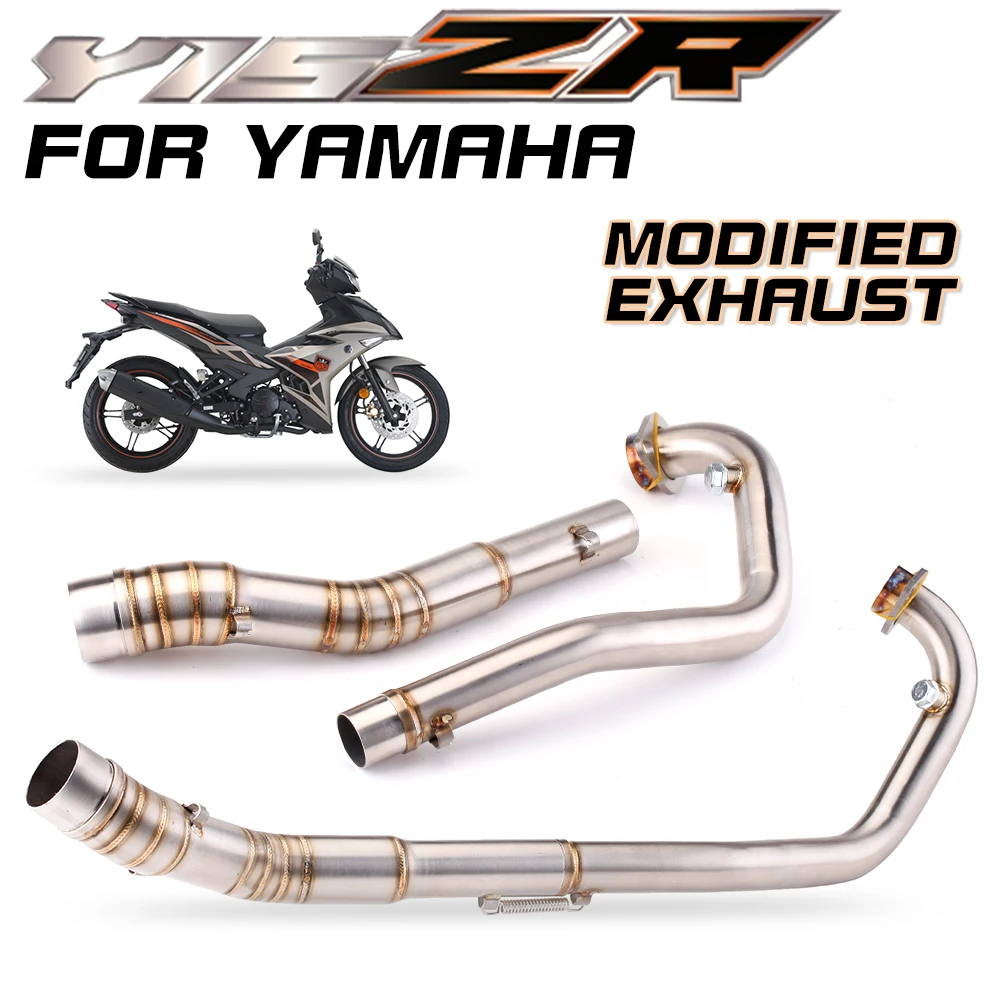 

Suitable for YAMAHA Y15ZR special stainless steel full set of exhaust pipe modification front and tail section