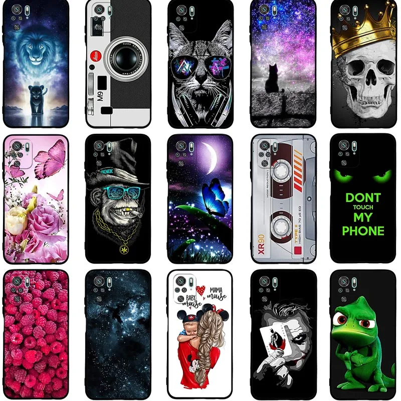 for xiaomi redmi note 10 case 4g 5g cover for redmi note 10 pro max global version phone back cover redmi note 10s bumper funda free global shipping