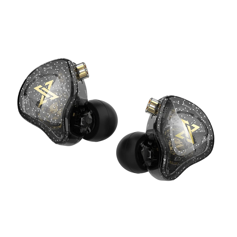 qkz ak6 max earphones 1 dynamic hifi bass earbuds in ear monitor headphones sport noise cancelling headset free global shipping