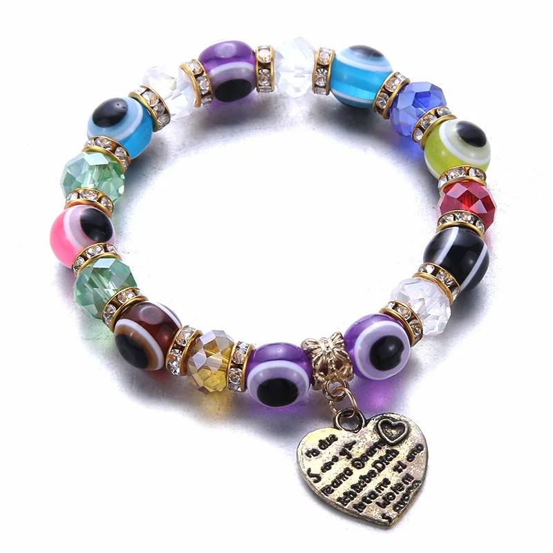 В винтажном стиле С золотой подвеской в виде сердца Модные Браслет Творческий