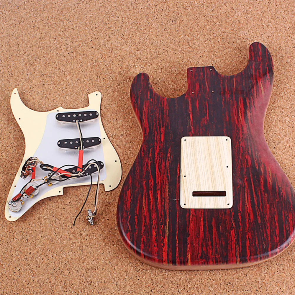 1 комплект Гитара Pickguard Prime SSS прочная деревянная предварительно загруженная