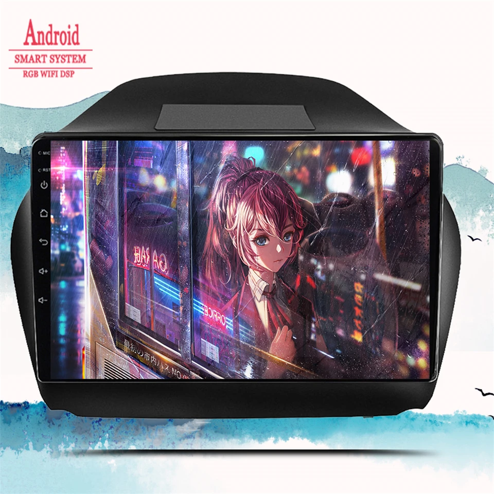 Автомобильный радиоприемник мультимедийный плеер для Hyundai Tucson 2 IX35 2009 2010 2011 2012 2013