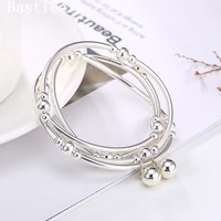 bastiee 925 sterling silver bangle bracelets for women ethnic hmong handle jewelry bangles girls
