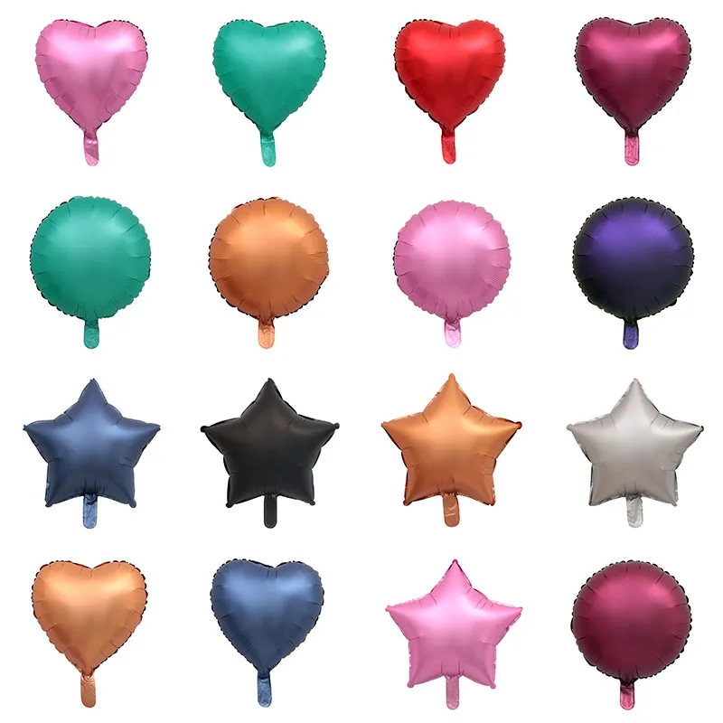 

1PCS 18 Inch Five-pointed Star Heart Foil Balloon Baby Shower Wedding Children's Birthday Party Decorations Kids Balloons Globos