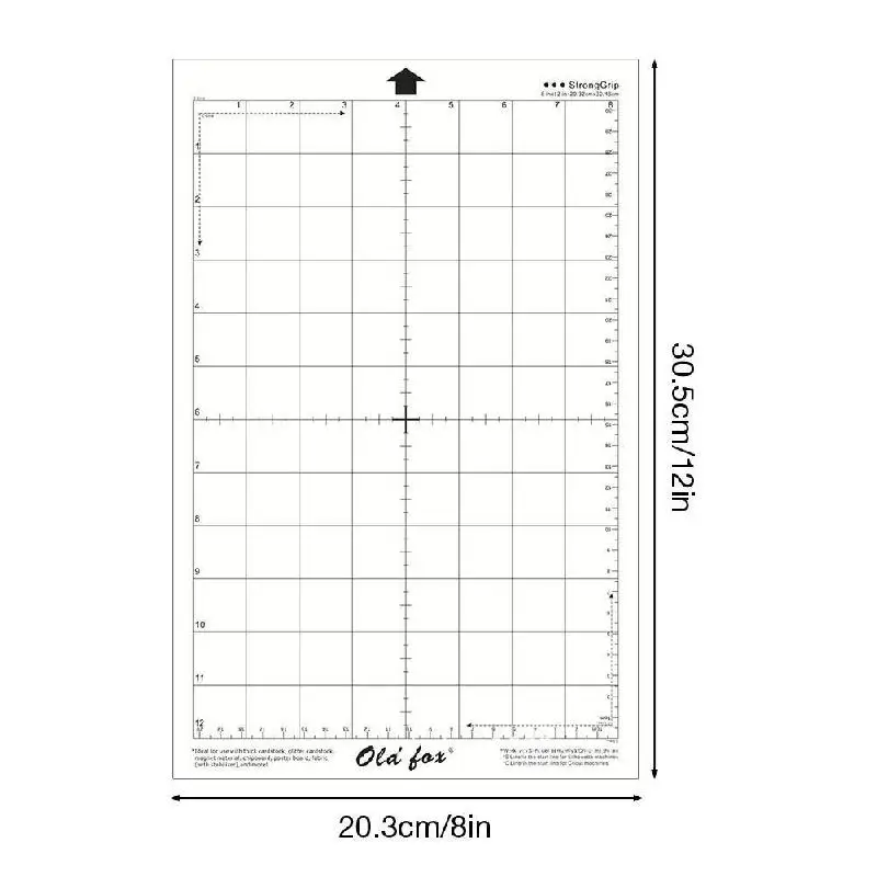 Сменный коврик для резки 12x24 дюйма прозрачный клейкий Коврик Для силуэтов камеи
