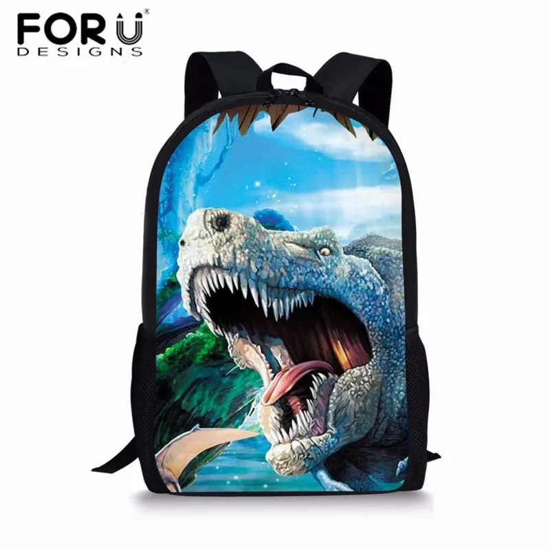 Z3042C FORUDESIGNS Jurassic World детские школьные ранцы для мальчиков T-rex рюкзак в виде динозавра первичные Детские рюкзаки детская сумка на подарок Mochilas - Цвет: Z3042C