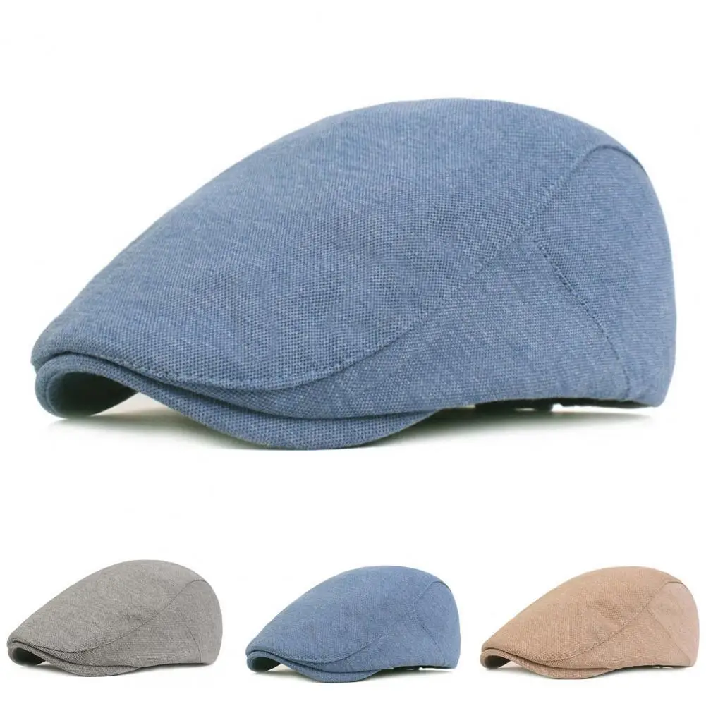 

Быстросохнущая Изысканная Кепка унисекс с плоским козырьком вперед хлопковая кепка газетчика моющаяся для повседневной носки