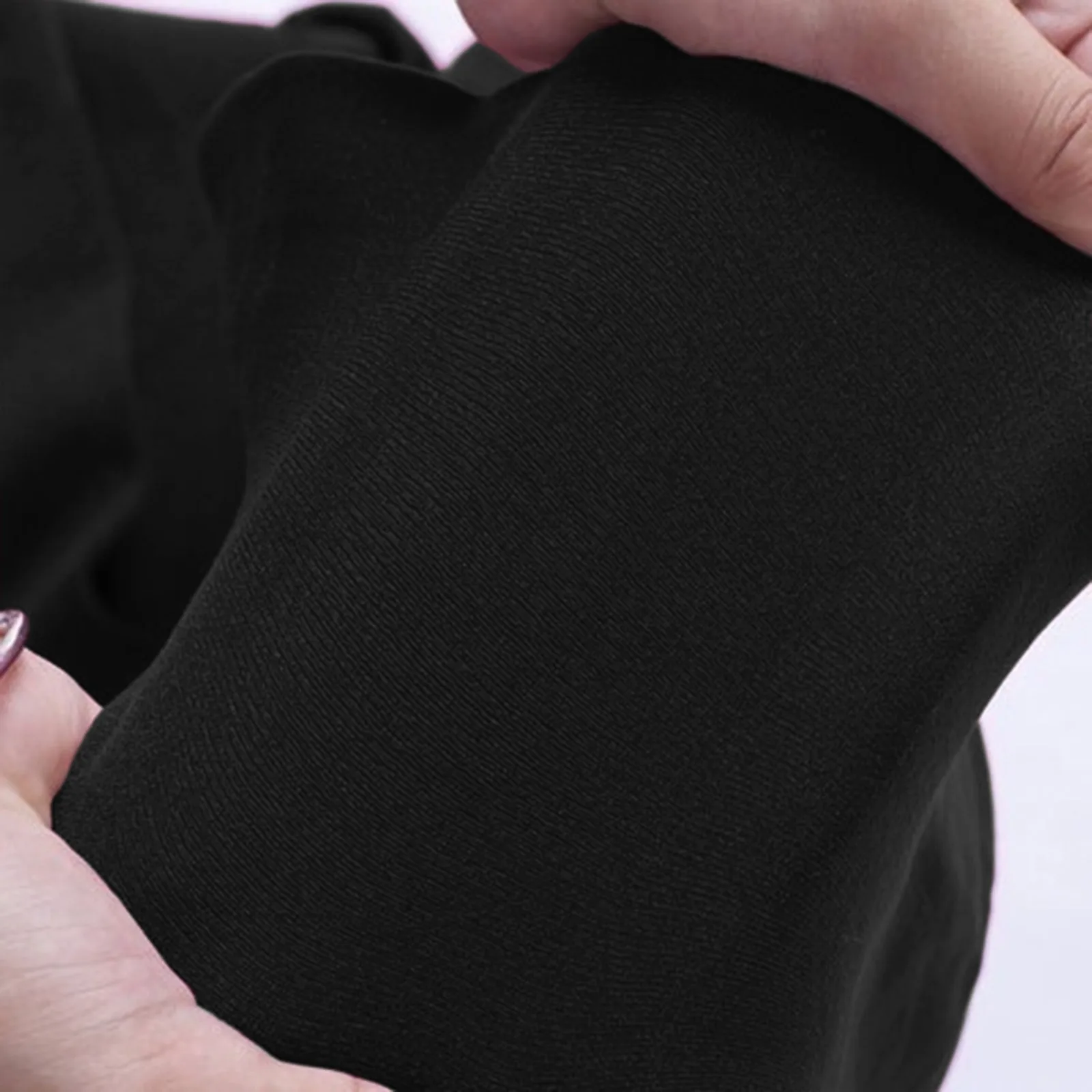 Зимние женские пикантные колготки высокоэластичные мягкие черные бархатные