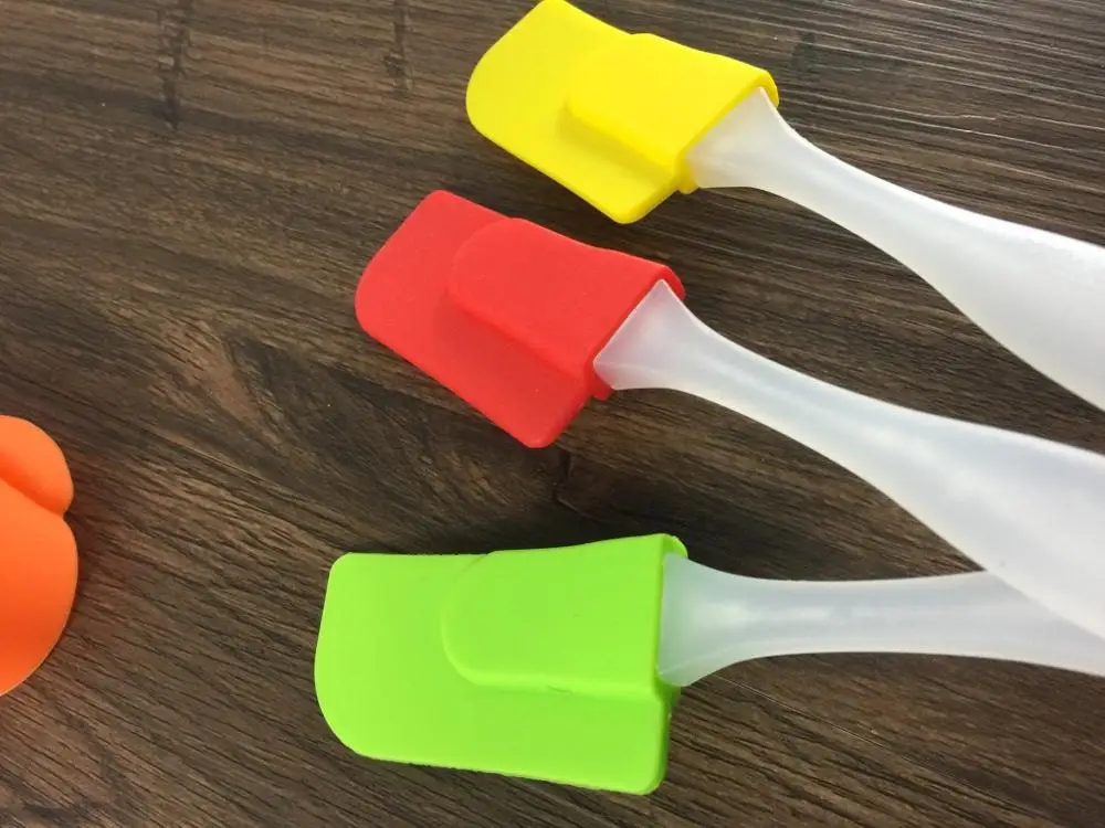 1 шт. Еда Класс антипригарным масло Пособия по кулинарии силиконовые лопатки из