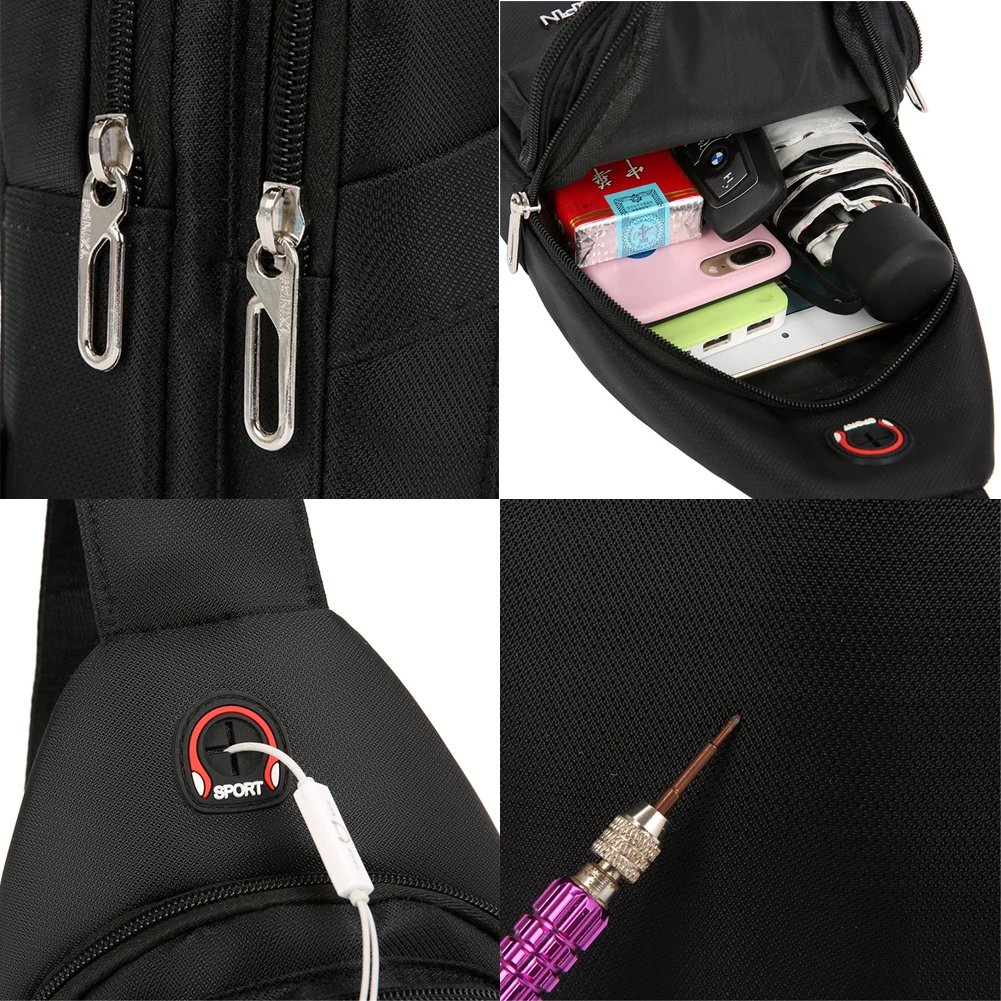 Модная мужская нагрудная сумка велосипедная Сумка-слинг ранец на плечо