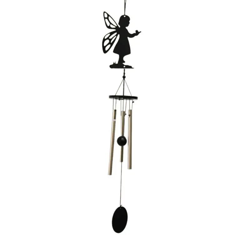 

Angel Decorate Wind Chimes 3 Hollow Aluminum Tubes Wonderful Music Wind Bells Elegant Harmony Decoration