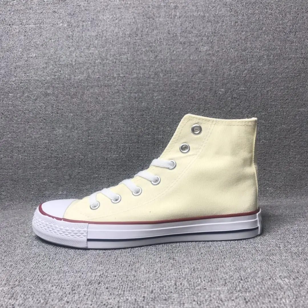 Новинка года; женские классические повседневные парусиновые туфли Allstars; модные кроссовки; обувь для скейтбординга - Цвет: high Beige