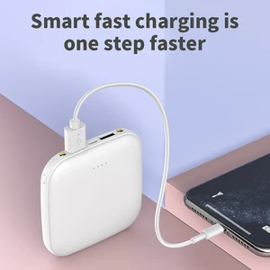 mini power bank 20000 mah portable dual usb output high capacity power bank xiaomi huawei android mobile phone can be universal free global shipping