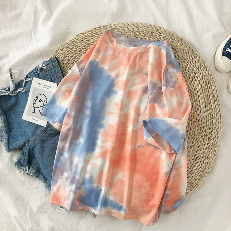 Свободная футболка с принтом в стиле Харадзюку для девочек 12 лет буквами и