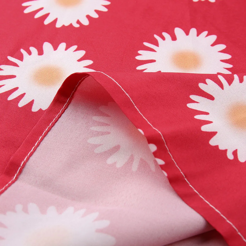 

Fashion Women V Neck Summer Dress Tide Plus Size Loose Dress Short Sleeve Casual Floral Printed Mini Dress Vestidos Fashion