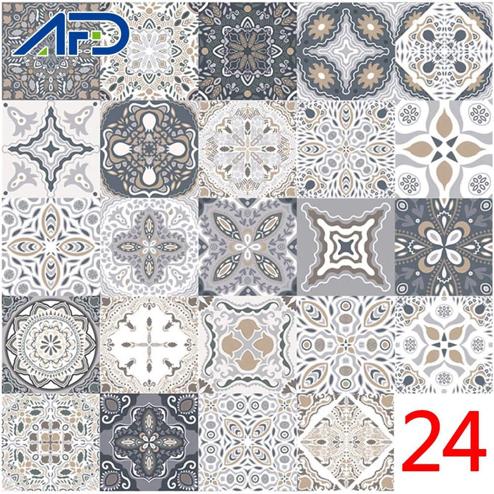 24 плитки кухонные обои самоклеящаяся Настенная Наклейка с защитой от масла