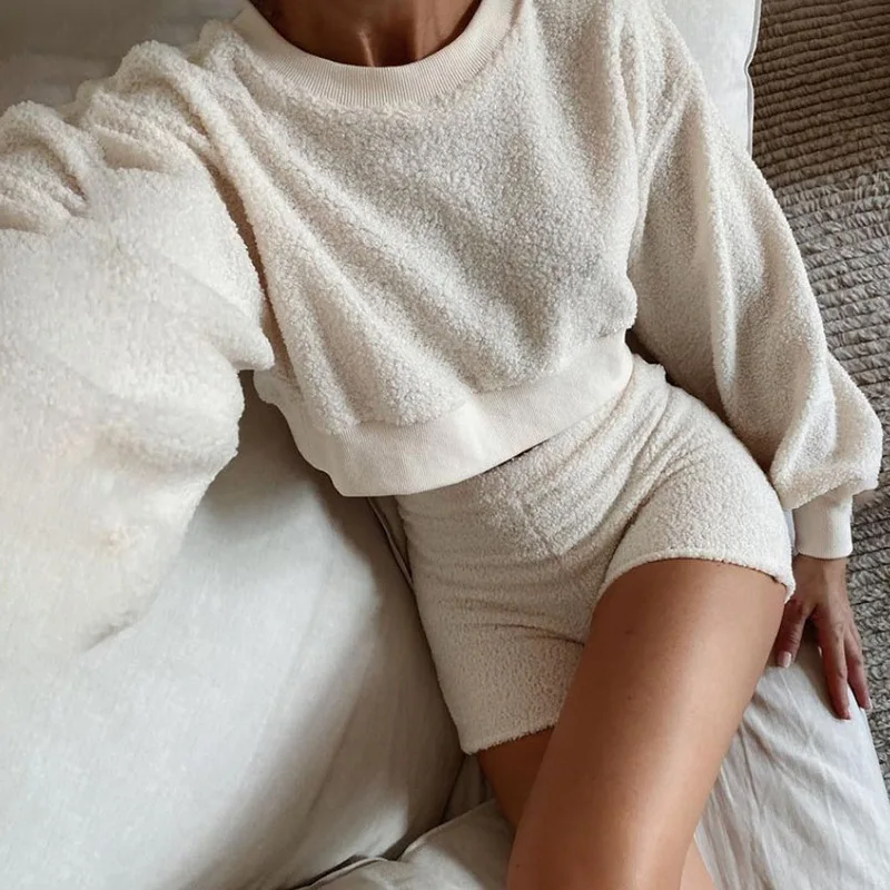 

Толстовка с капюшоном Nowsaa, комплект из двух предметов, женская одежда, сексуальные осенне-зимние джоггеры, спортивный костюм, комплект из дв...