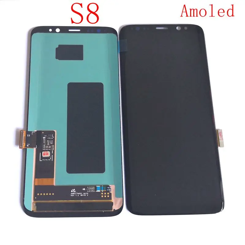 Amoled для Samsung Galaxy S8 G950F G950 G950FD ЖК экран + Дисплей тачскрин в сборе замена Amoled|Экраны