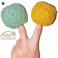 dish pan cleaning ball scourer microfiber nano clean balls for cockwaredishes scrubber brush do not hurt the pot kitchen tools
