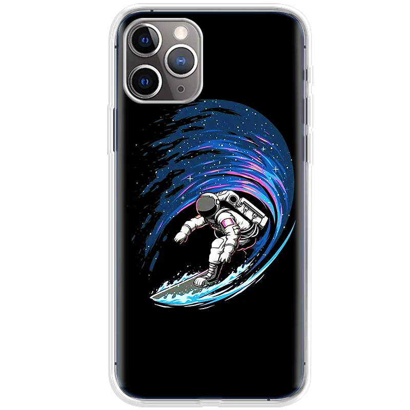 

Astronaut Protector For Apple iPhone 11 Pro max Case For iphone 12 Mini Case SE 2020 7 8 6 6S Plus X XR XS MAX Case Cover Bumper